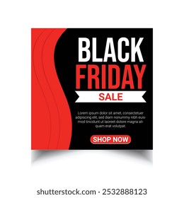 Black Friday Sale Social Media Post