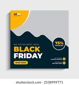Black Friday Sale Social Media Post Template