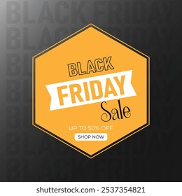 Fondo de Anuncio de oferta especial de venta de viernes negro. Anuncio de rebajas del Black Friday. Plantilla para publicidad, publicidad, Web, publicidad social y moda. Vector