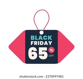 Black Friday Sale Sticker. Black Friday Sale Label. Black Friday sale tag. typography. Template for Label, Sticker, Tag, promotion, advertising, card. Vector illustration. Black Friday background.