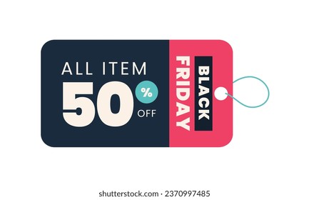 Black Friday Sale Sticker. Black Friday Sale Label. Black Friday sale tag. typography. Template for Label, Sticker, Tag, promotion, advertising, card. Vector illustration. Black Friday background.
