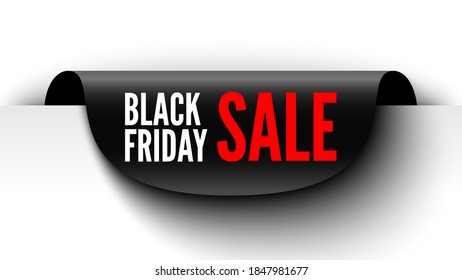 Black friday sale sticker. Vector illustration.