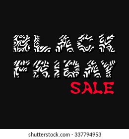 Black Friday. Sale tag