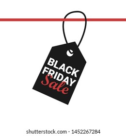 Black friday sale tag, banner black friday vektor,