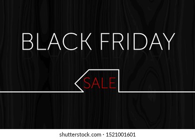 Black Friday sale tag. Black friday design, sale, discount, advertising, marketing price.