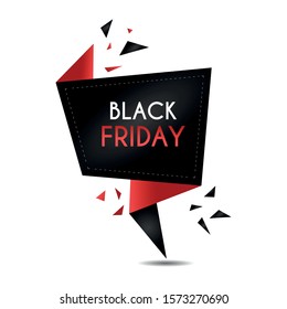 Black Friday Sale Tag, design text, legend friday, discount