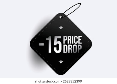 Tag de Venda Black Friday para Ofertas Exclusivas e Design de Tag de Tema Preto Moderno Luxo Único 	