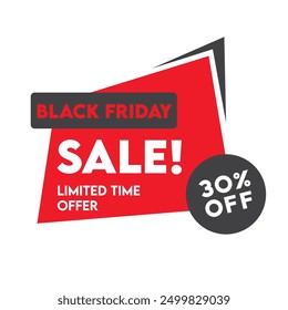 Black Friday sale tages and icons. EPS File