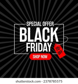 Black friday sale template design