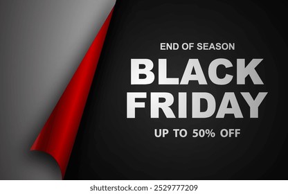 Black Friday Sale Template. Design template for Black Friday sales, promotions, advertising and social media ads.