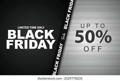 Black Friday Sale Template. Design template for Black Friday sales, promotions, advertising and social media ads.