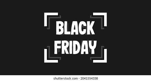 Black friday sale text design 