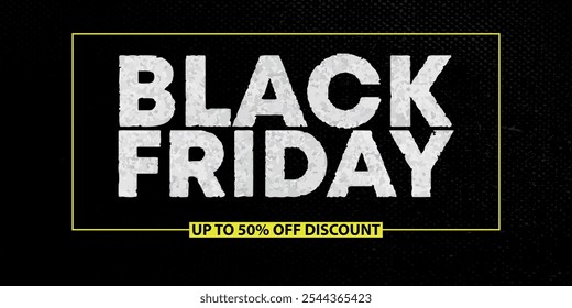 Black Friday Sale with Texture Background super sale post social media banner
