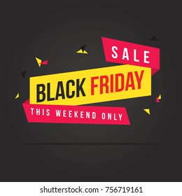 Black Friday sale theme background