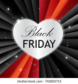 Black Friday Sale Trendy Banner. Shopping Promo. Vector