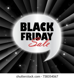 Black Friday Sale Trndy Banner. Shopping Promo. Vector