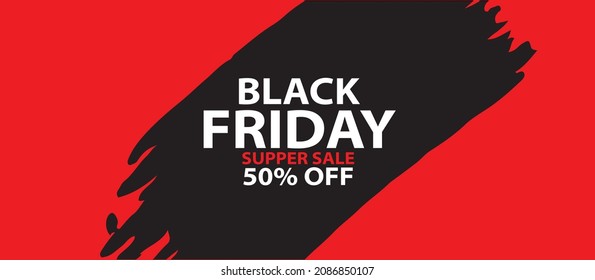 Black Friday sale typographic design.Black Friday poster.