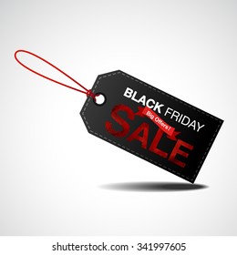 Black friday sale, typography , vector Illustration