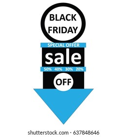 black friday sale vector