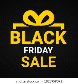 Black friday sale vector background