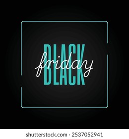 Black Friday Sale Vector Background