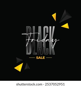 Black Friday Sale Vector Background
