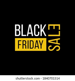 black friday sale vector banner or poster