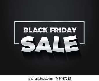 Black Friday sale vector banner design. Black Friday sale vector banner design.