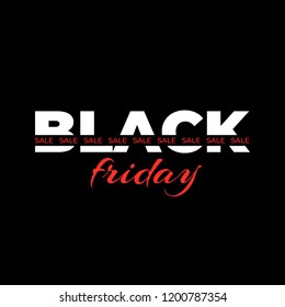 black friday sale. vector design