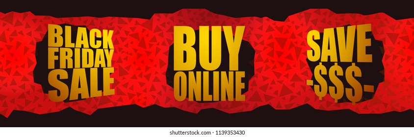 black Friday sale vector illustration