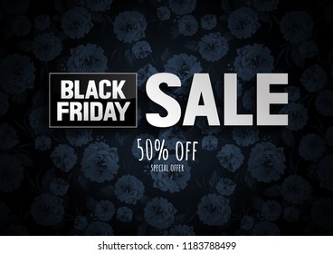  Black Friday Sale vector illustration.