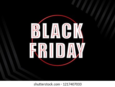 Black Friday sale Vector illustration Background
