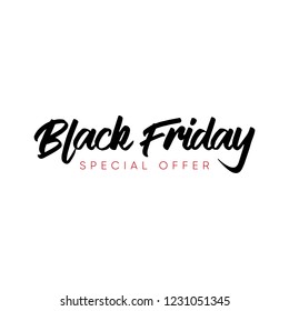 Black Friday sale vector illustration
