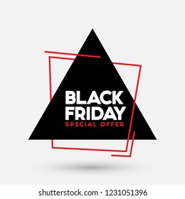 Black Friday sale vector illustration