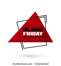 Black Friday sale vector illustration