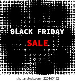 Black Friday sale vector illustration