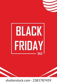 Black Friday sale vector illustration, Black Friday poster set, Sale discount vector, background, typography