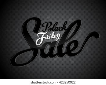 Black Friday sale vector illustration.
