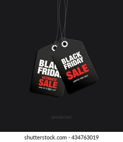 Black friday sale. Vector illustration