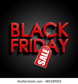 Black friday sale .Vector illustration