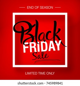 Black Friday Sale Vector Illustration 