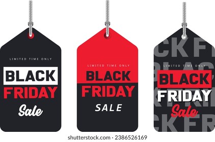 Venta del Black Friday: Etiqueta vectorial para ofertas exclusivas