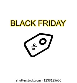 black friday sale vector template