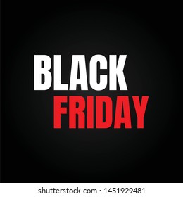 Black Friday sale vector template