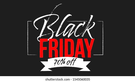 black friday sale vector template - Vetorial