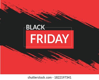 plantilla vectorial de venta de viernes negro.