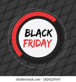 black friday sale vector template.