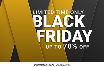 black friday sale vector template