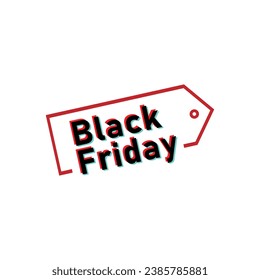 Black Friday sale vector template. Bold and modern design for discounts, promotions, web banners, and advertising materials.