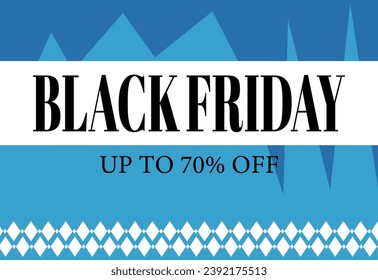 Schwarzer Friday-Verkauf, Vektorvorlage, 50 % 55 % 60 % 65 % 70 % 75 % 80 % 85 % 90 %